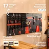 AREBOS Werkzeugwand Metall 3-teilig 117,6x59,5 cm mit Produktbild-Vorschau 3