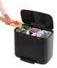 Brabantia Bo Poubelle à pédale noir, 3 x 11 L Voir les images du produit 11