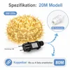 20M 200LEDs 8 modes Chaîne d'éclairage courant, minuterie, Voir les images du produit 2