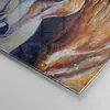 Bilder auf glas - Pferd Tier Bindung - 40x40cm - Glasbilder Produktbild-Vorschau 5
