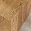 Close-up of a wooden surface, showing the texture and grain of the wood. Produktbild-Vorschau