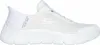 A white Skechers Slip-ins GO WALK Flex shoe is shown from the side against a white background. Voir les images du produit