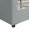 vidaXL Tagesbett Hellgrau 100x200 cm Stoff Produktbild-Vorschau 6