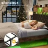 140 x 200 cm großes Massivholzbett, schwebendes Bett mit Produktbild-Vorschau 7