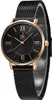 Alienwork Armbanduhr Damen Roségold Metall Mesh Armband Produktbild-Vorschau 3