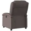vidaXL Fauteuil relax marron foncé cuir véritable Voir les images du produit 4