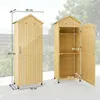 Ger?teschuppen Holz mit verstellbarer Ablage, Ger?teschrank Produktbild-Vorschau 3