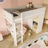 Flieks Etagenbett 90x200cm mit Kleiderschrank, Kinderbett Produktbild-Vorschau 3