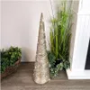 Kegelbaum mit 40 LEDs, 80 cm, goldfarben Produktbild-Vorschau 4