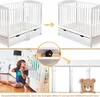 Gitterbett Babybett 2in1 60x120 mit Schublade Produktbild-Vorschau 4