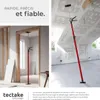 zestaw 4 podpór teleskopowych tectake® z płynną regulacją Podgląd zdjęcia produktu 15