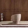 sweeek - 360°-Drehsessel mit Stoffbezug - Beige Produktbild-Vorschau 8