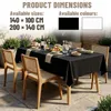 Verdego Rechteckige Tischdecke 200x140cm, Wasserabweisende Produktbild-Vorschau 2