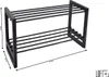LOFT42 Hall Schuhregal - Metall - Schwarz - 70x30x28 Produktbild-Vorschau 4