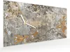 Wanduhr aus Glas mit Motiv Verwitterte Wand- 60 x 30 cm - Produktbild-Vorschau 2