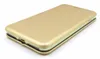 A gold flip case for a smartphone is shown on a white background. Produktbild-Vorschau