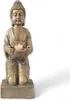 Buddha Statue mit Teelichthalter bronze 39cm Produktbild-Vorschau 1