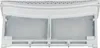 A white lint filter for a dryer. Produktbild-Vorschau