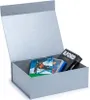 Coffret cadeau magnétique argent perlé 330 x 255 x 115 mm Voir les images du produit 1