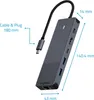 Rapoo USB-C Multiport Adapter 6-in-1, grau Produktbild-Vorschau 13