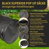 TTL GARDEN BLACK SUPERIOR 2x 170L Pop Up Gartensack Schwarz Produktbild-Vorschau 4