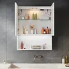 SONNI Armadio a specchio a due ante 60x75x13cm con doppio Anteprima dell’immagine prodotto 2