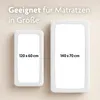 Lenzuolo a pieghe in jersey per lettino bianco Anteprima dell’immagine prodotto 14