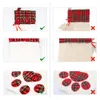 TOPANBIETER 999 Weihnachtsstrumpf rot Tierpfote Weihnachten Produktbild-Vorschau 3