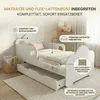 Lit d'enfant 140 x 70 cm avec tiroir, matelas, coffre de Voir les images du produit 10