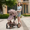 Luxus Multifunktionaler 3-in-1 Kombi-Kinderwagen – Produktbild-Vorschau 9