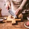 Japońska stal VG-10 Profesjonalny nóż szefa kuchni ze stali Podgląd zdjęcia produktu 4