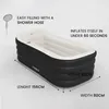 Tubble® Royale nadmuchiwana wanna Onyx Black 255L – Podgląd zdjęcia produktu 5