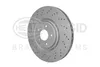 2 Bremsscheiben gelocht Ø 67 mm 30 mm HELLA passend für Produktbild-Vorschau 6