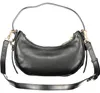Mario Valentino sac Winnie noir, hobo zip ferrure dorée Voir les images du produit 2