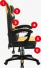 Sedia da gioco Huzaro Force 3.7 Yellow con design Anteprima dell’immagine prodotto 23
