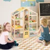 COSTWAY4 Etagen Puppenhaus Holz, Traumvilla mit 24 Produktbild-Vorschau 9