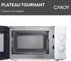 Candy Idea CMW20SMW Weiß Solo-Mikrowelle Arbeitsplatte 20 l Produktbild-Vorschau 10