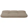 vidaXL Palettenkissen Taupe 80x40x12 cm Stoff Produktbild-Vorschau 5