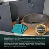 10er Set Waschlappen aus Baumwolle, 16x21 cm, türkis Produktbild-Vorschau 6