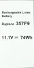 6660mAh baterie pro Dell P57F002 P57F003 P65F P65F001 Ins Náhled obrázku produktu 2