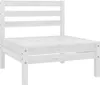 vidaXL 8 tlg. Garten Lounge Set Massivholz Kiefer Weiß - Produktbild-Vorschau 4