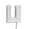 A U-shaped LED light fixture with a white housing and multiple individual LED lights. Podgląd zdjęcia produktu