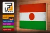 Holzschild Flagge Niger 30x20cm Flag of Niger Vintage Produktbild-Vorschau 4