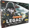 The image shows the front of a board game box for Pandemic: Legacy – Season 2, with artwork depicting characters and a cityscape. Produktbild-Vorschau