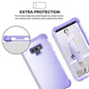 Galaxy Note 9 Hülle, LaimTop Heavy Duty 3 in 1 Hybrid Hart Produktbild-Vorschau 5