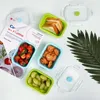 Kurtzy 6er Pack Frischhaltedosen mit Deckel aus Silikon - Produktbild-Vorschau 6