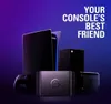 A collection of gaming consoles and accessories arranged on a dark background with a gradient. Náhled obrázku produktu
