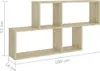 vidaXL Étagère murale Chêne Sonoma 100x18x53 cm Bois Voir les images du produit 6