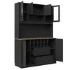 Flieks Küche Hochschrank mit Led, Küchenbuffet Produktbild-Vorschau 10