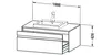 Waschtischunterbau KETHO 550x1000x426mm weiß hochglanz weiß Produktbild-Vorschau 2